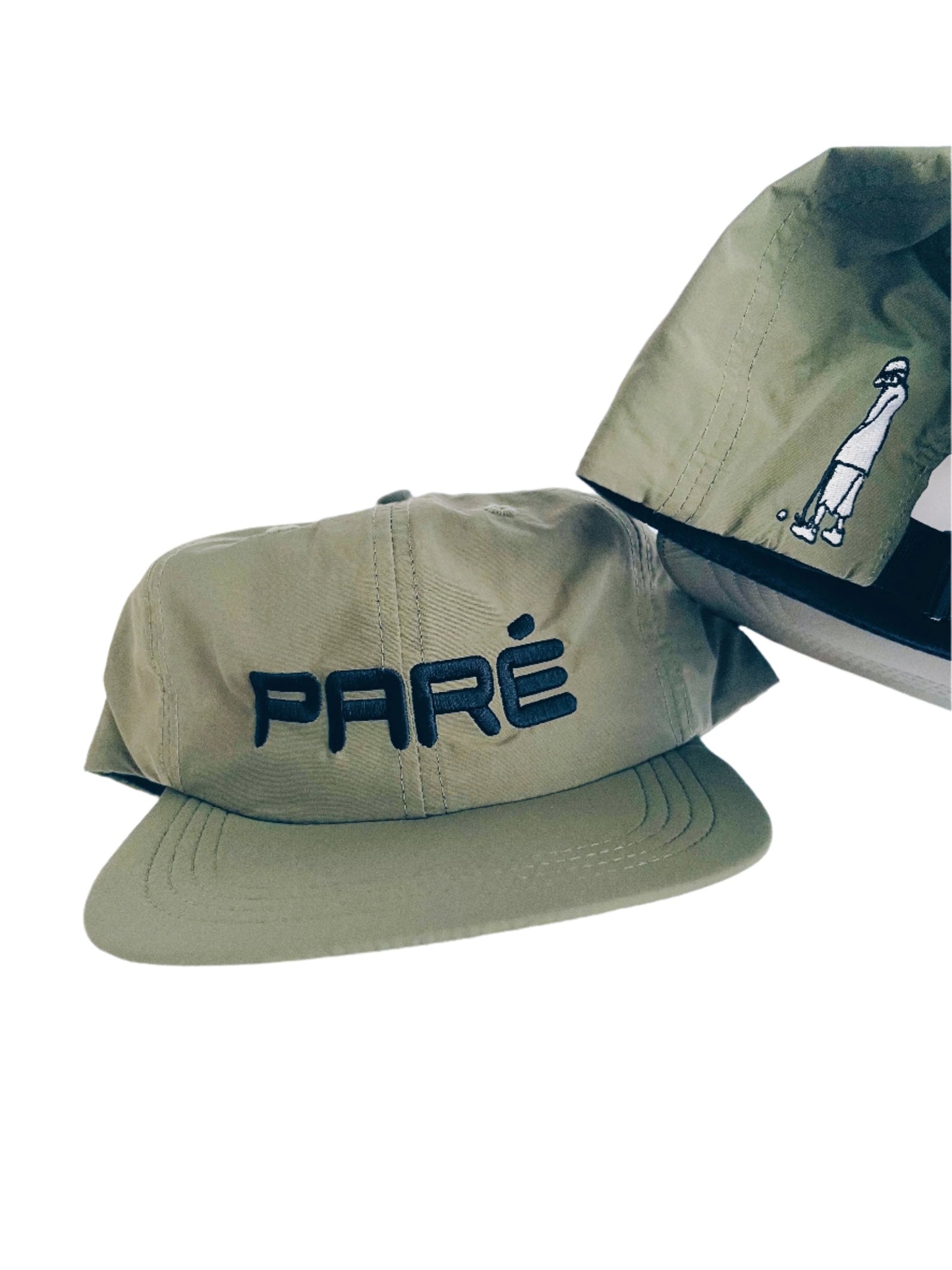 Paré Olive Green Nylon Hat