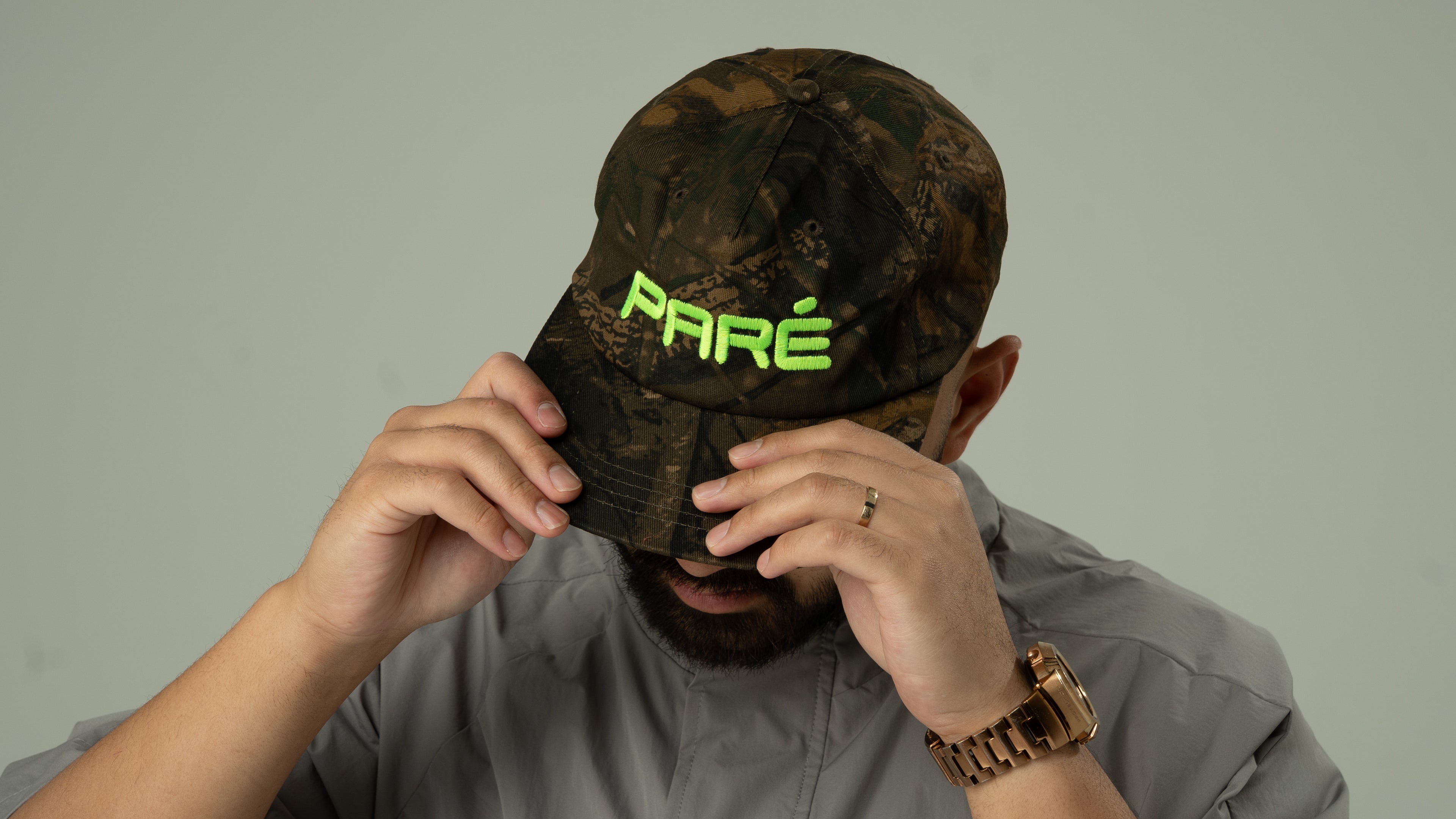 Paré "Neon" Camo Snapback Hat