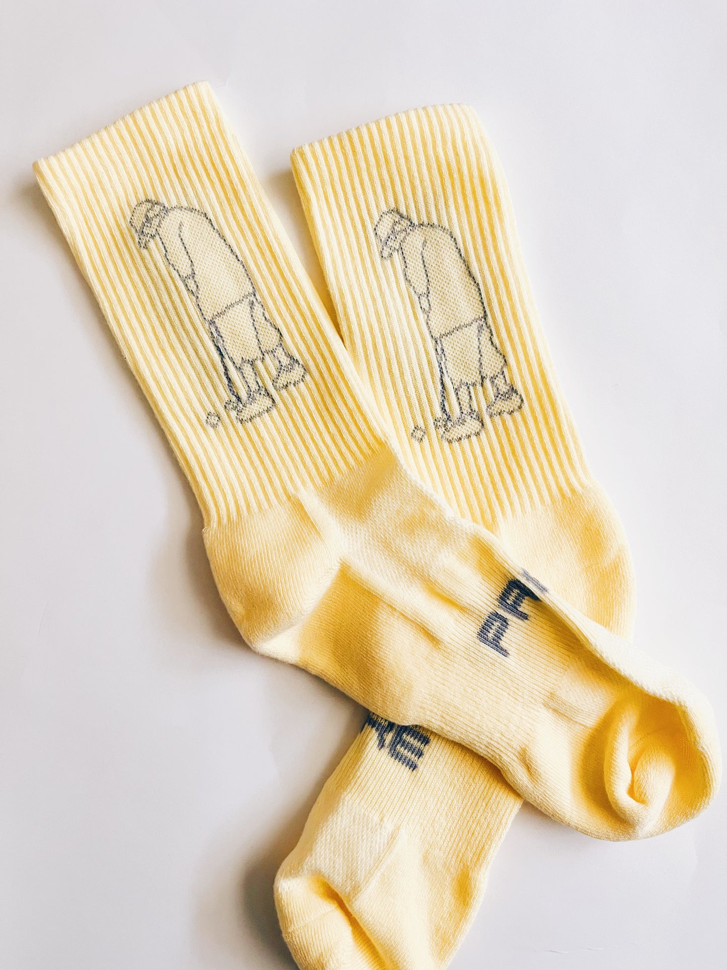 Paré Yellow Crew Sock
