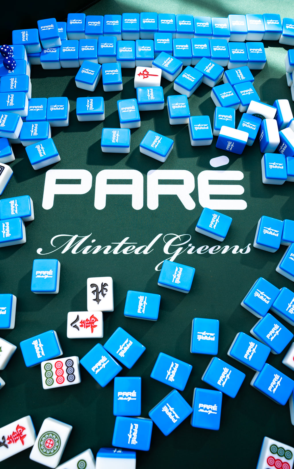 Paré x Minted Greens Mahjong Set