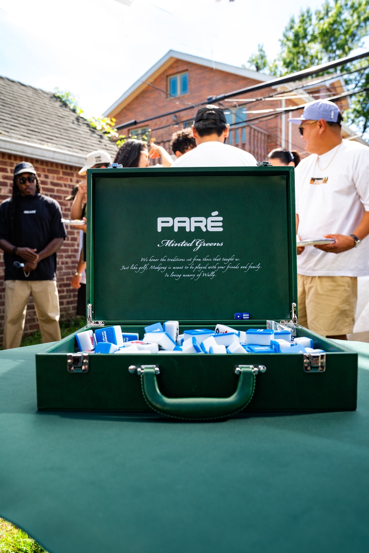 Paré x Minted Greens Mahjong Set