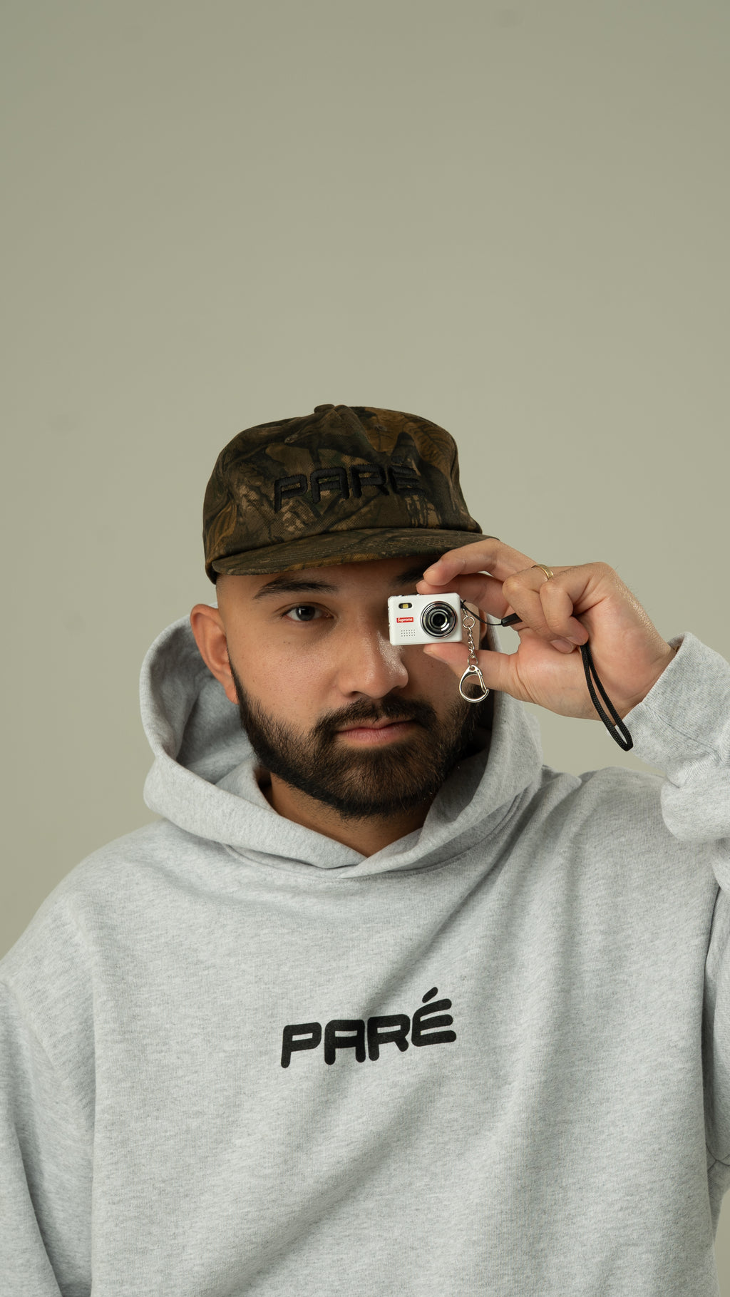 Paré Camo Snapback Hat