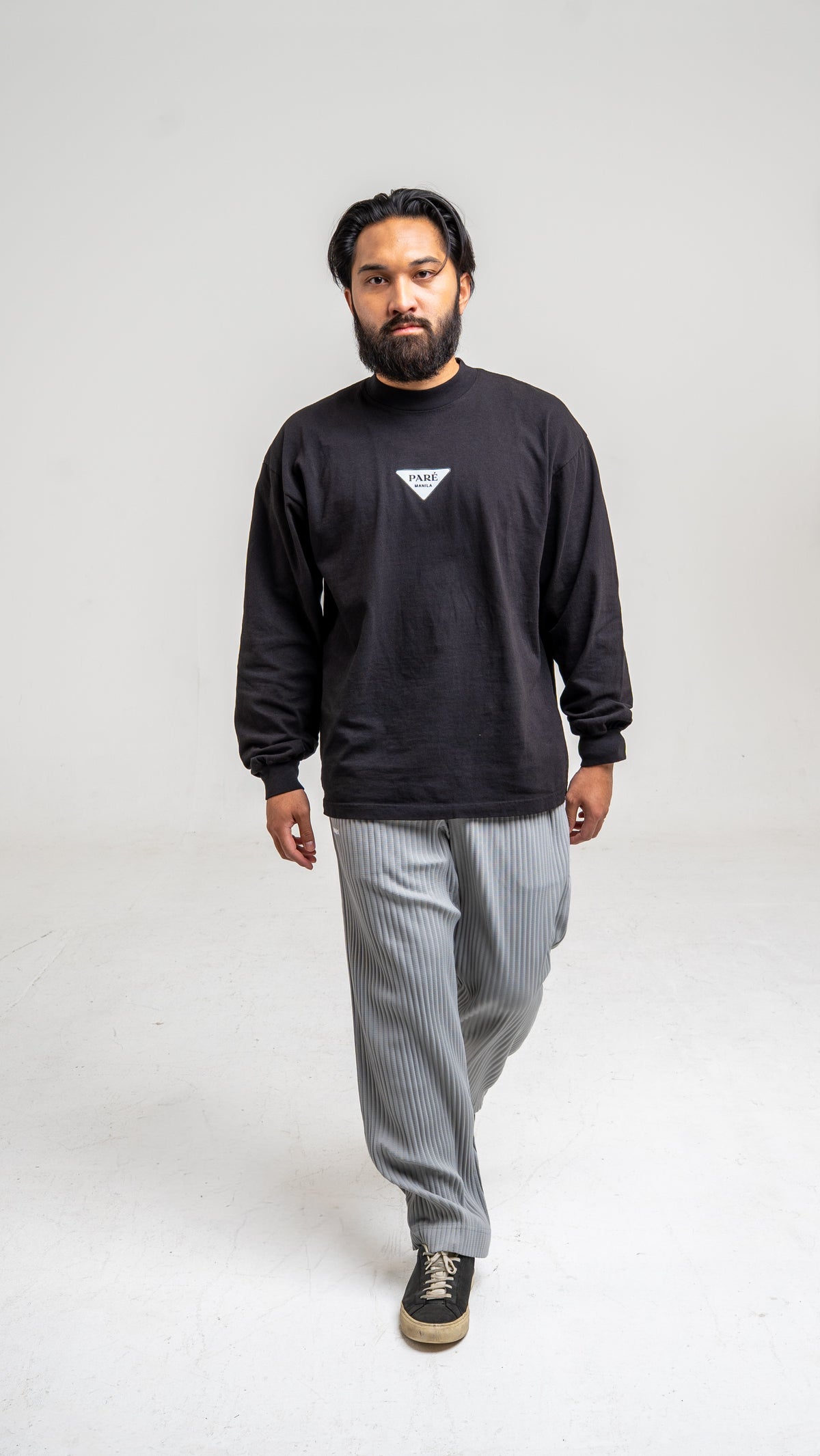 Paré Manila Long Sleeve Mockneck Shirt