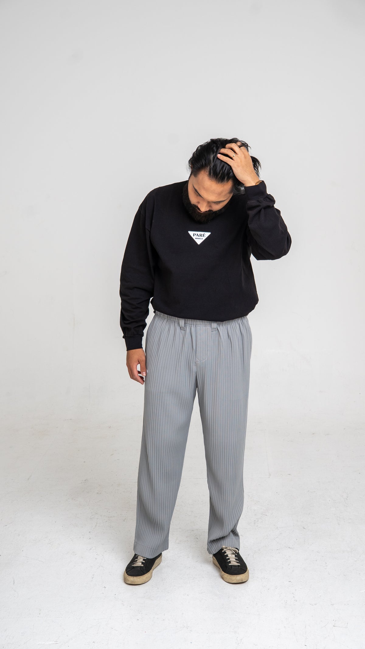 Paré Manila Long Sleeve Mockneck Shirt