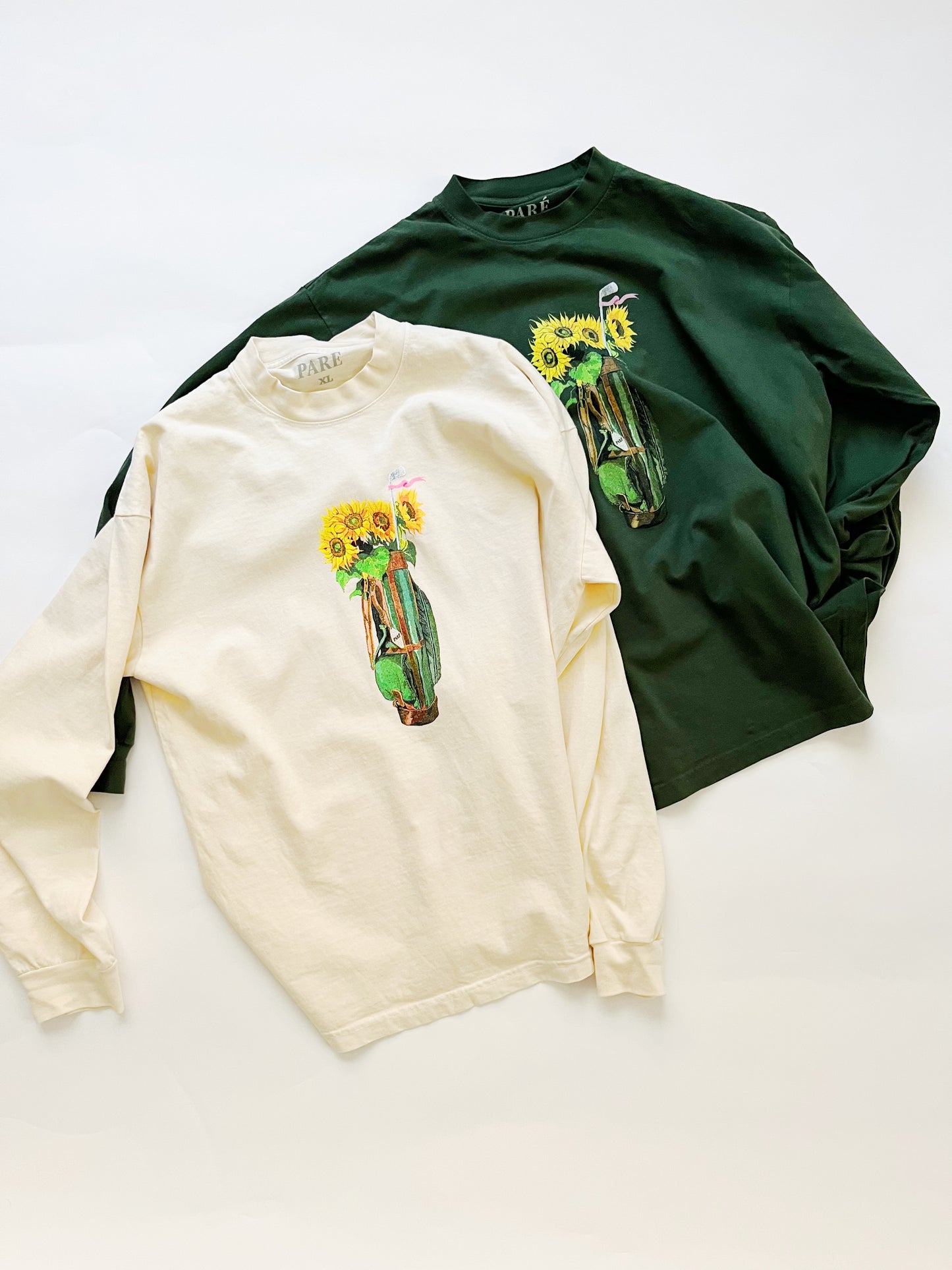 Paré Sunflower Forest Green Long Sleeve Shirt