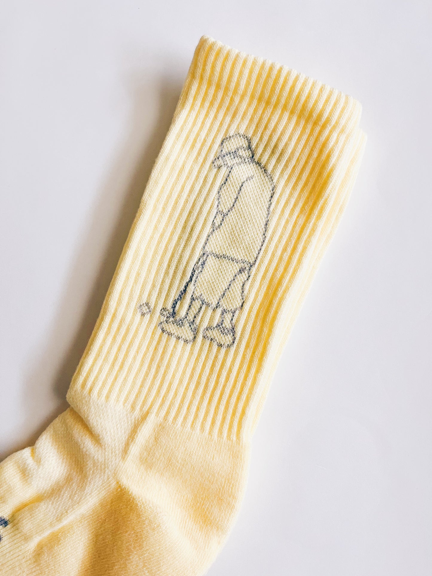 Paré Yellow Crew Sock