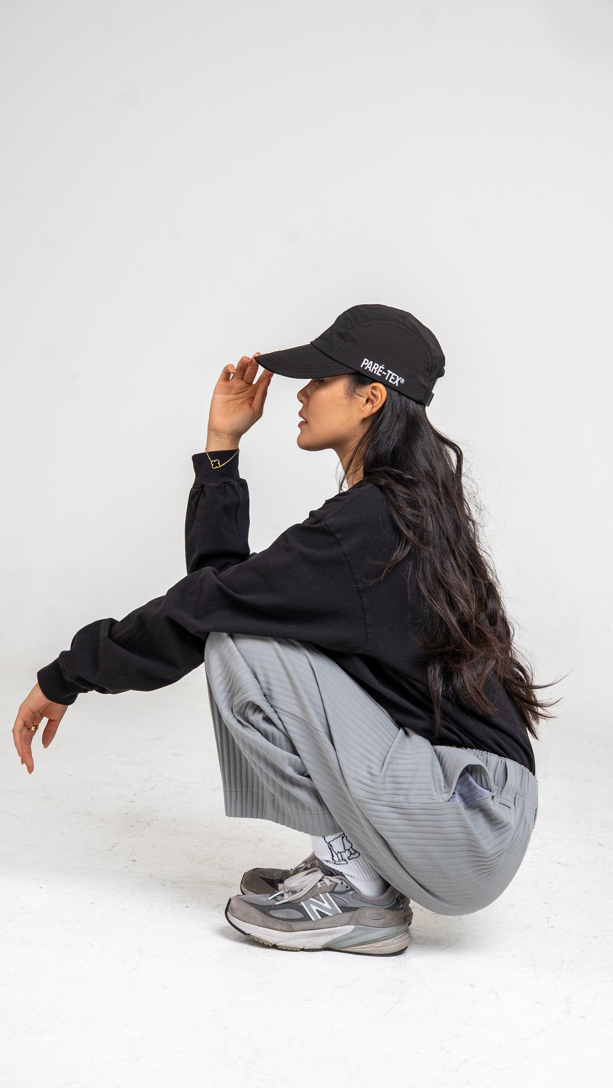 Paré-Tex Waterproof 5-Panel Long Bill Hat