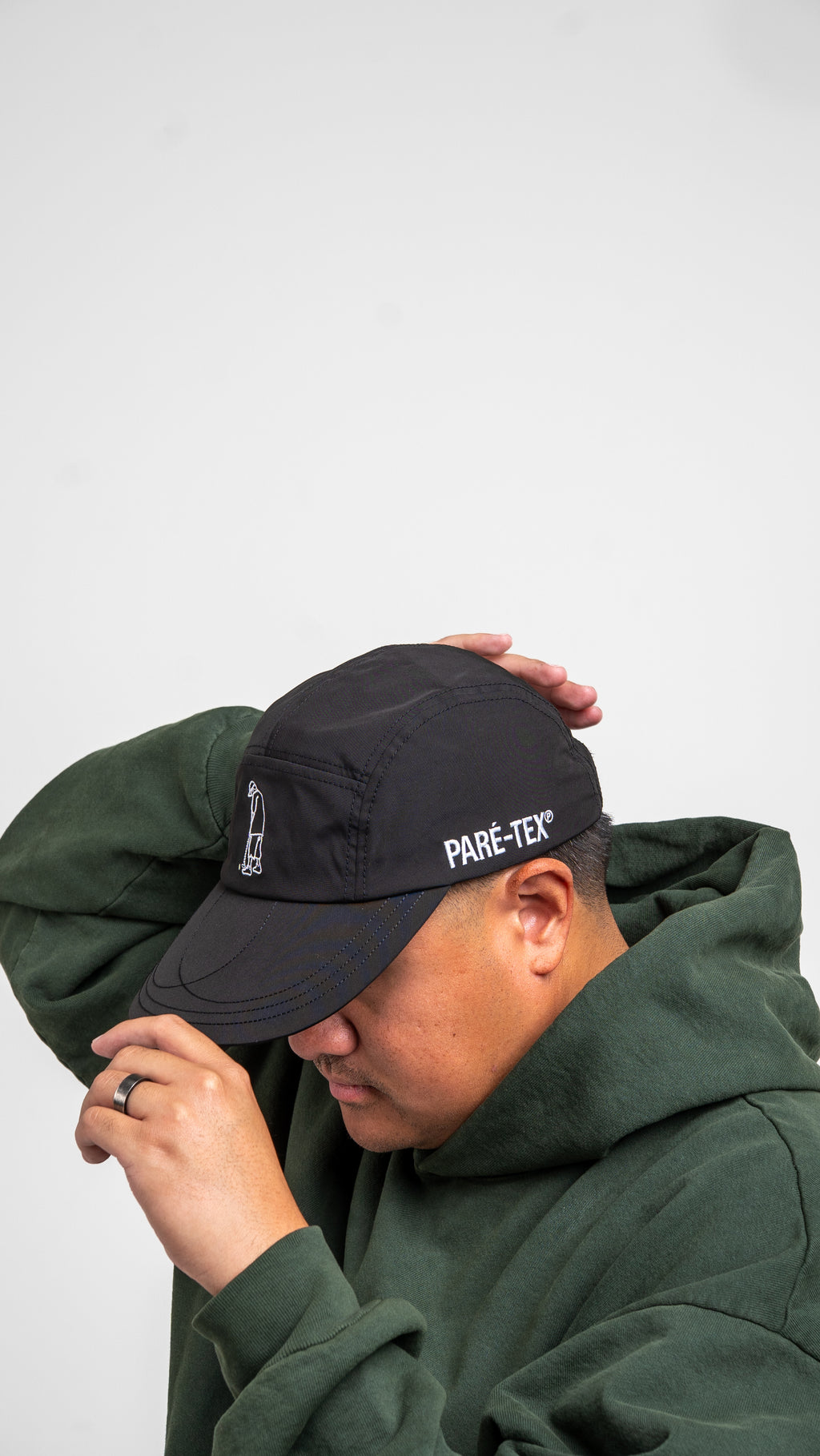 Paré-Tex Waterproof 5-Panel Long Bill Hat