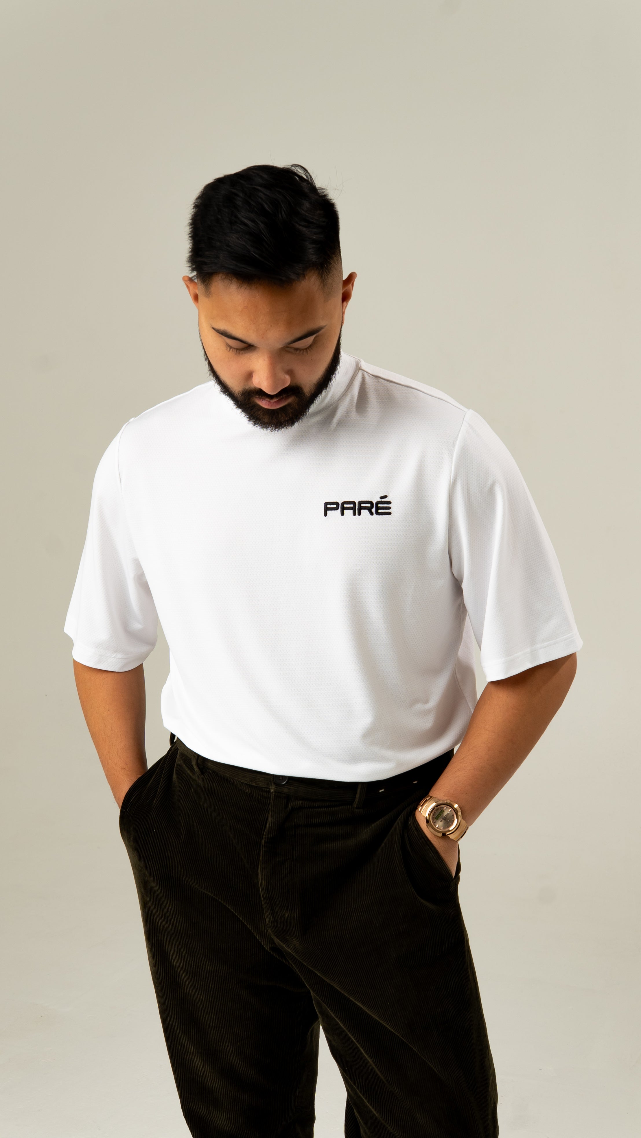 Paré Hex Weave Mockneck (2-Pack)