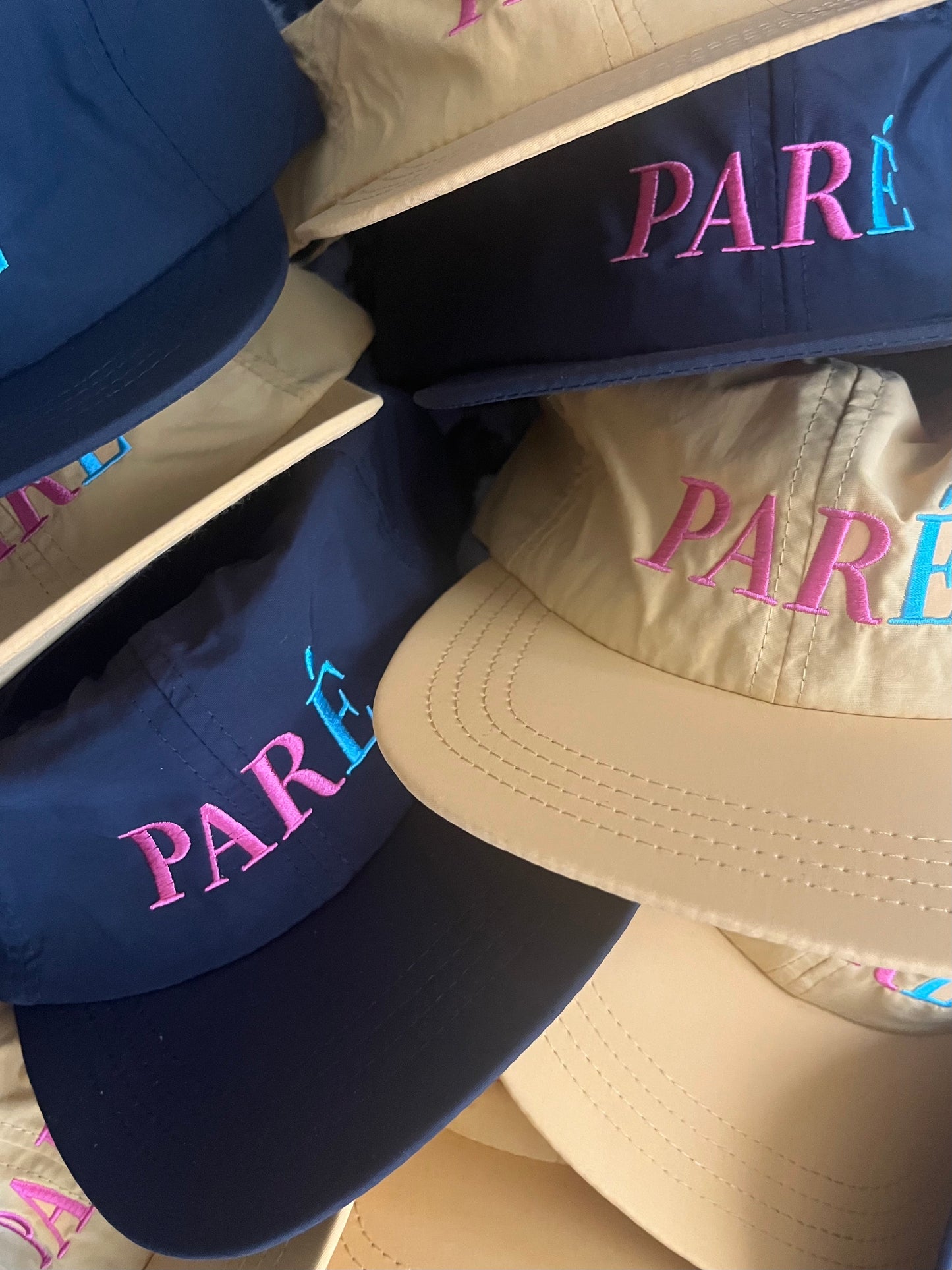 Paré 6-Panel Nylon Hat (Washed Black)