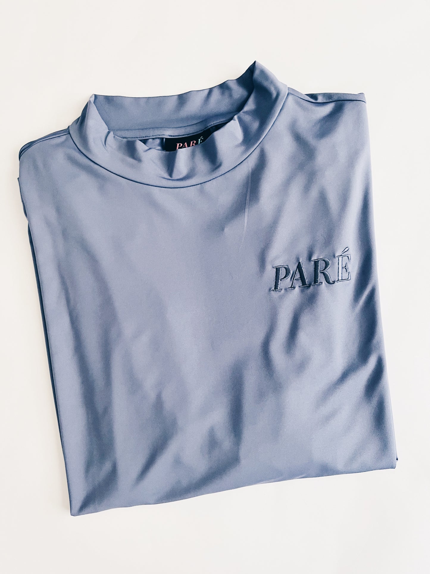 Paré Mockneck Blue Gray Slate