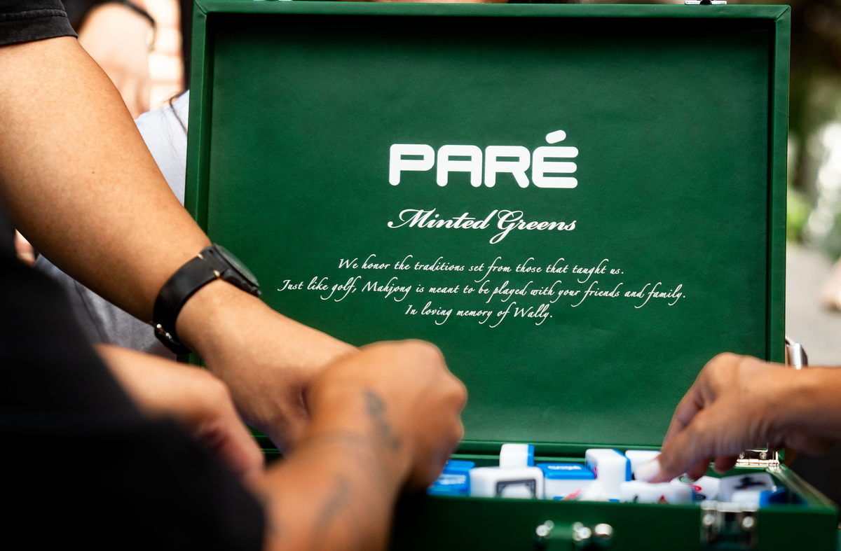 Paré x Minted Greens Mahjong Set