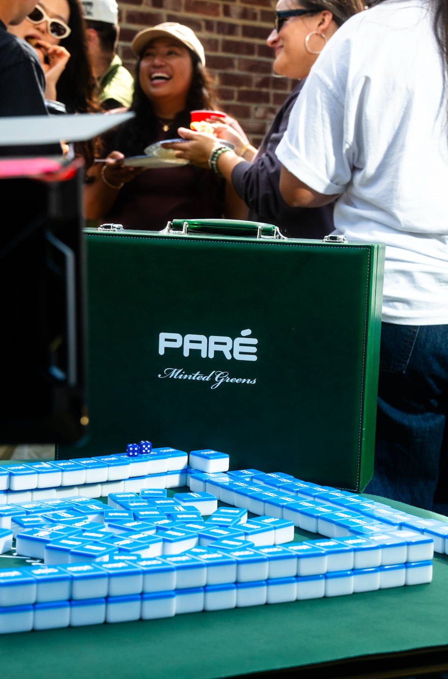 Paré x Minted Greens Mahjong Set