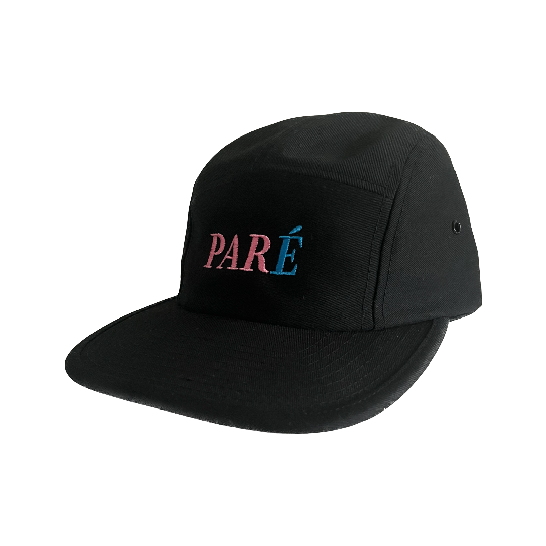 Paré 5-Panel Camp Hat (Black)